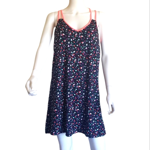 NWT Joe Boxer Multicolor Scoop Neck Nighty Sleepwear Nightgown Size L - Picture 2 of 11